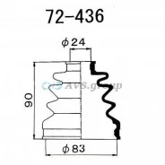 ������� ����� ����������. Maruichi 72-436 / 44017-S3X-000 44017-S0A-J02 72436 ����