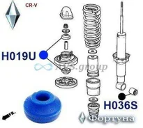 ������ ����� ������. ������� H019U / 52675-SH3-024 51631-SV7-004 H019U ����