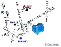 ������ ������������� �������� ��������. ������� M049SV / MR150095 M2163042 M049SV ����