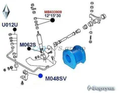 ������ ������������� �������� ��������. ������� M048SV / MR150094 MSB-094 M048SV ����