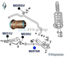 ����������� ������� ������ �������� ��������. ������� M057SR / MR319067 0401-089 M057SR ����