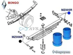 ������ ��������� ������ ��������. ������� MZ005R / S001-28-333 55046-HC050 MZ005R ����