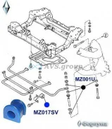 ������ ������������� �������� ��������. ������� MZ017SV / 54612-HA200 S41H-34-156 MZ017SV ����