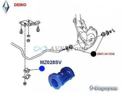 ������ ������������� �������� ��������. ������� MZ028SV / D107-34-156 Asbfo-1003 MZ028SV ����