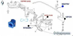 ������ ������������� �������� ��������. ������� N027SV / 54613-0E015 N2108F N027SV ����