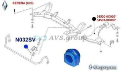 ������ ������������� �������� ��������. ������� N032SV / 54613-1C406 54613-1C422 N032SV ����
