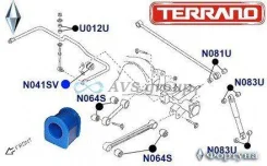 ������ ������������� ������ ��������. ������� N041SV / 54613-41G00 1954772 ������� N041SV ����