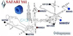 ������ ������������� �������� ��������. ������� N060SV / 54613-VB002 NSB-Y61F1 N060SV ����
