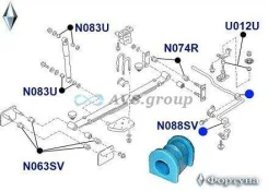 ������ ������������� ������ ��������. ������� N088SV / 56243-27N00 N088SV ����