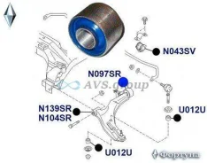 ����������� ������� ������ �������� �������� ������. ������� N097SR / 54500-WD000 54500-4M400 N097SR ����