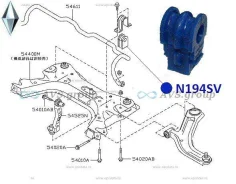 ������ ������������� �������� ��������. ������� N194SV / 54613-ED001 Asbni-1002 N194SV ����