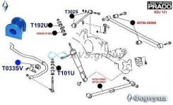 ������ ������������� ������ ��������. ������� T033SV / 48815-10090 TSB-RZJ120R T033SV ����