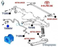 ������ ������������� ������ ��������. ������� T056SV / 48815-26150 TSB-704 T056SV ����