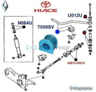 ������ ������������� �������� ��������. ������� T059SV / 48815-26060 T21650 T059SV ����