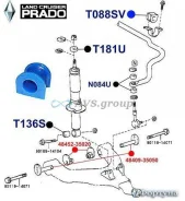 ������ ������������� �������� ��������. ������� T088SV / 48815-60111 48815-35100 T088SV ����