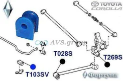 ������ ������������� ������ ��������. ������� T103SV / 48818-33011 48818-33021 T103SV ����