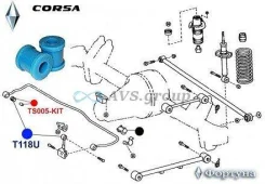 ������ ������������� �������� ��������. ������� T118U / 90385-11021 48820-28021 T118U ����