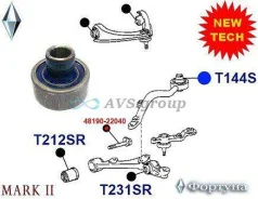 ����������� ������� ������ �������� �������� ������. ������� T144S / 48660-30211 TAB-184 T144S ����