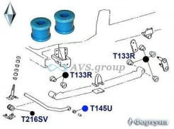 ������ ����� ������������� �������� ��������. ������� T145U / 90385-13004 4880252030 T145U ����