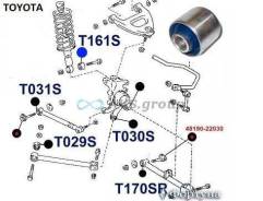 ����������� ������������ ������ ��������. ������� T161S / 48537-22010 90389-14044 ������� T161S ����