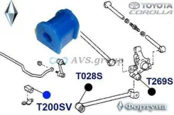 ������ ������������� ������ ��������. ������� T200SV / 48818-12220 48818-20080 ������� T200SV ����