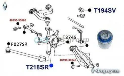 ����������� ����� ������ ��������. ������� T218S / 42304-51010 0101-123 T218S ����