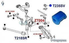 ������ ������������� ������ ��������. ������� T235SV / 48818-30140 T235SV ����
