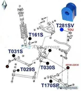 ������ ������������� ������ ��������. ������� T281SV / 48815-22190 TSB-100R T281SV ����