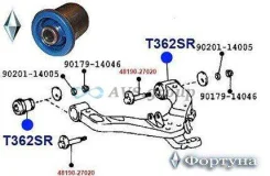 ����������� ������� ������ �������� ��������. ������� T362SR / 48061-28040 48061-28050 T362SR ����