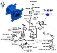 ������ ������������� ������ ��������. ������� T435SV / 48815-60220 48815-60221 T435SV ����