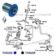 ����������� ����� ������������� ������������ ������ ��������. ������� T445SR / 48849-60090 TAB-557 T445SR ����