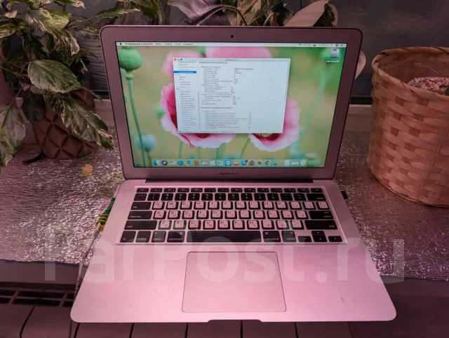 Apple MacBook Air 13 2011 Mid. 13", 1,8����, ��� 4 ��, ���� 256���, WiFi: 1, Bluetooth: 1, ����������� �� 6��. ����