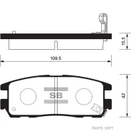 ������� ��������� Great WALL Hover/Isuzu Trooper/OPEL Frontera B ������ SP2089 Sangsin Brake SP2089 SP2089 ����