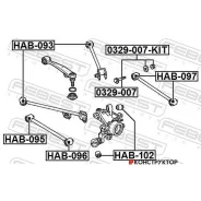 ���� � ������������ ����������� (��������, �� ���� �������) | ����/��� | Febest 0329007KIT 0329007KIT ����