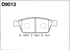 ������� ��������� �������� D-9013 ��� Mazda �������� ������������� FBK ����� 1V69-33-28ZA 1A61-33-280C 1V69-33-28Z 1A61-33-280B D-9013 AN-282 PF-9183...
