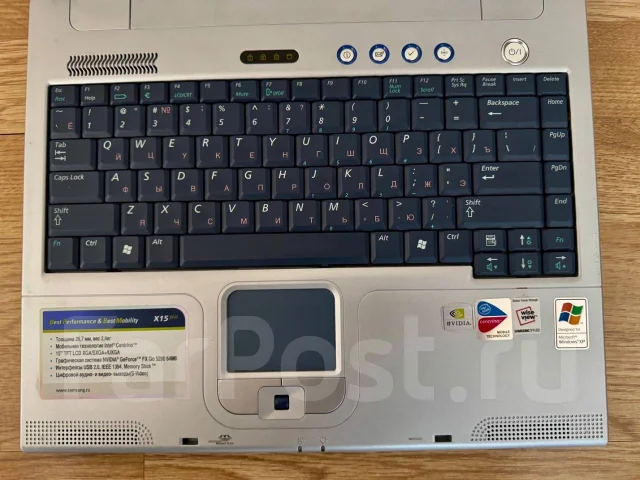 Samsung X15 Plus. 15", 1,8����, ��� 512 ��, ���� 80���, WiFi: 1 ����