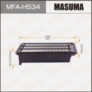 ������ ��������� Honda Civic 1.5 17-20 / CR-V 1.5 2018 Masuma MFAH534 ����