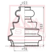 ������� ���� (�������� ��� ������) 23x57x100 ASVA Asbtt5M1 ASBTT5M1 ����
