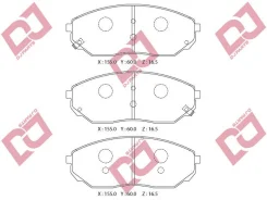 ������� ��������� �������� ��������/KI Sorento 581013EE00/Djparts-BP1304 BP1304 ����