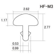 ���� ������ 2.62 ��, ���� ������� 50 ��. HOSCO HF-M3 Medium Standard ����
