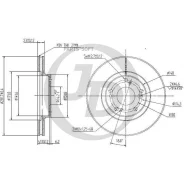 ���� ��������� �������� DF4486 (282x23) 5 ��� JBD0041 JUST Drive JBD0041 JBD0041 ����