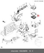 ������ ��������� Chevrolet Captiva GM 96 628 890 96628890 ����