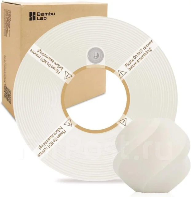 �������� Bambu Lab PLA Matte 11103 Bone White (��� �������) ����