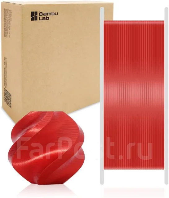 �������� Bambu Lab PLA Silk+ 13205 Candy Red ����