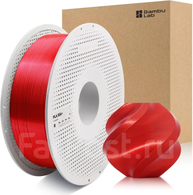 �������� Bambu Lab PLA Silk+ 13205 Candy Red ����
