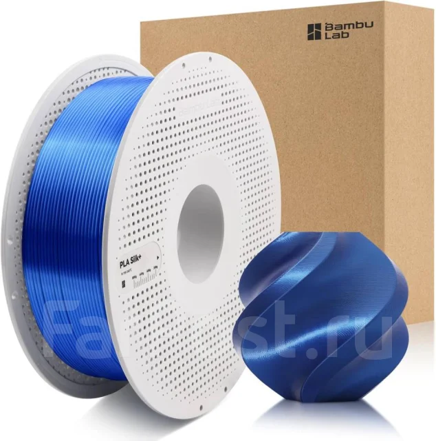 �������� Bambu Lab PLA Silk+ 13604 Blue ����
