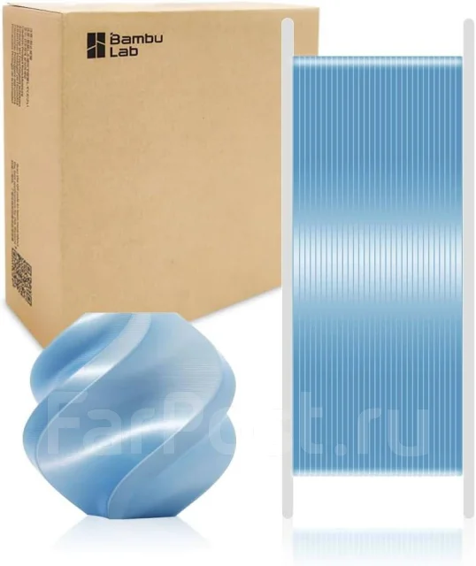�������� Bambu Lab PLA Silk+ 13603 Baby Blue ����