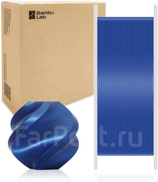 �������� Bambu Lab PLA Silk+ 13604 Blue ����