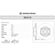 ���� ��������� Sangsin Brake SD4110 SD4110 ����