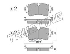 ������. ������. ������� AUDI A4 V, A5, Q5 II, Q7 II 2015- R Trusting ���. 11290 �-� 11290 ����